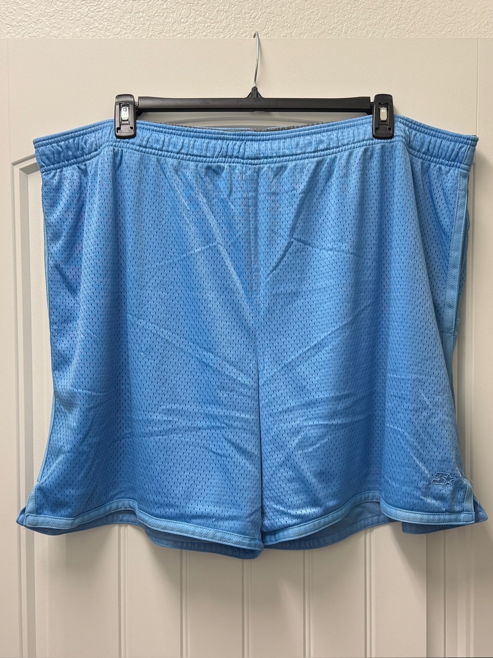 Starter Mesh Basketball Shorts Baby Blue Big & Tall 3XL 8” Inseam UNC Tar Heels